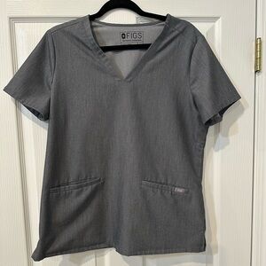 Women’s Grey Figs Scrub Top